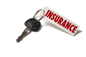 Car keys with Insurance Key Chain